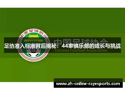 足协准入标准背后揭秘：44家俱乐部的成长与挑战